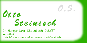 otto steinisch business card